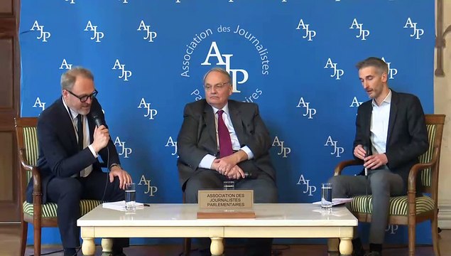 Conférence de presse de l’AJP : M. Jean-Louis Bourlanges, député Démocrate des Hauts-de-Seine, président de la commission des affaires étrangères - Mercredi 28 février 2024