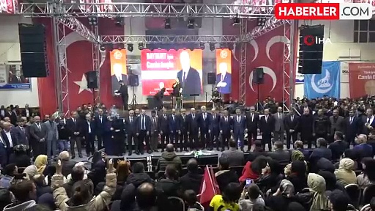 MHP aday tanıtım toplantısında büyük coşku