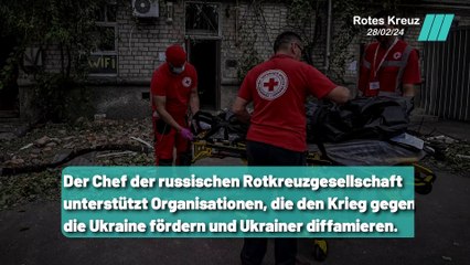 Moskau nutzt möglicherweise den Roten Kreuz Ableger für Propaganda