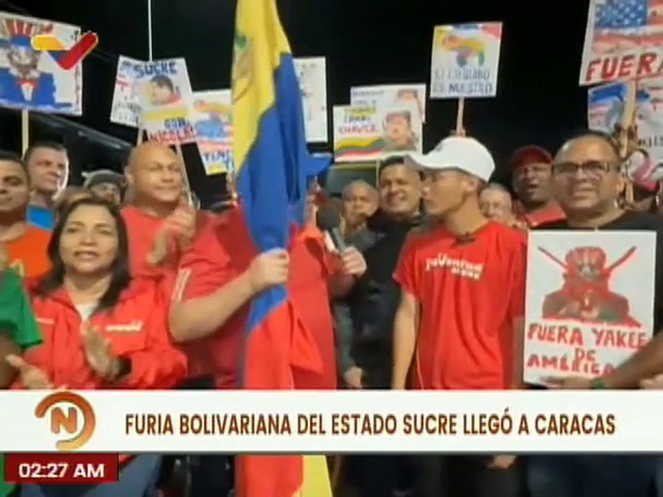 Sucre | Furia Bolivariana participa en Gran Caravana Nacional Antiimperialista