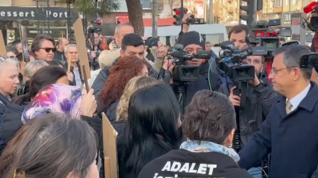 Özgür Özel, Çorlu tren kazası davasının karar duruşmasında aileler ile bir araya geldi