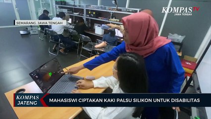 Скачать видео: Mahasiswi Ciptakan Kaki Palsu Silikon untuk Disabilitas