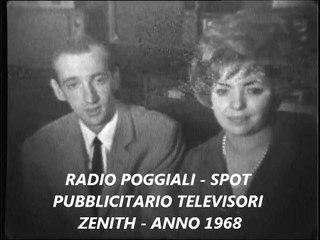 Redazionale pubblicitario televisori Zenith Radio Poggiali Firenze - anno 1968