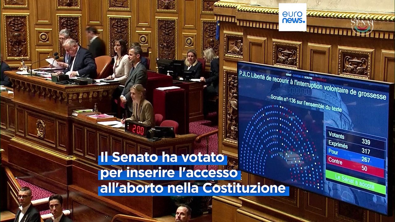 Aborto: il Senato francese approva la modifica costituzionale