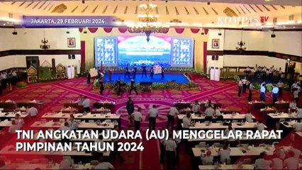 KASAU Buka Rapim TNI AU, Ingatkan Pesan Presiden Jokowi ke Jajaran Perwira TNI
