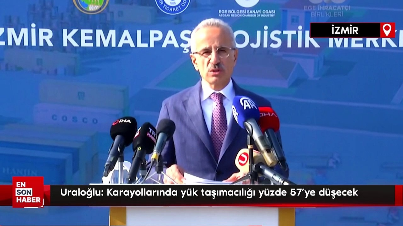 Bakan Uraloğlu: Karayollarında yük taşımacılığı yüzde 57'ye düşecek
