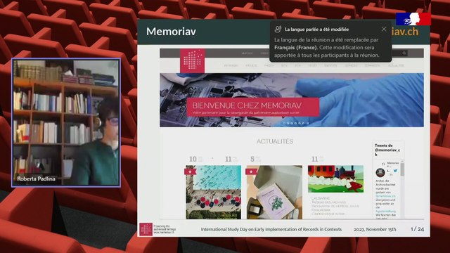 Journée d'études : Implémentations de Records in contexts - 21/22 - Session 5 - Utilisation de RIC dans des projets trans-institutionnels et des portails