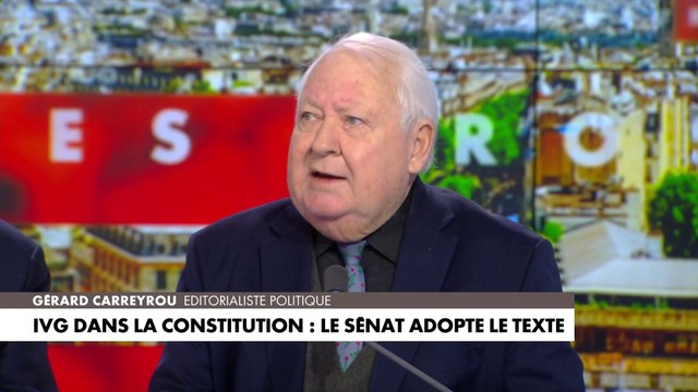 Gérard Carreyrou : «Il y avait des façons plus utiles de réunir le Congrès»