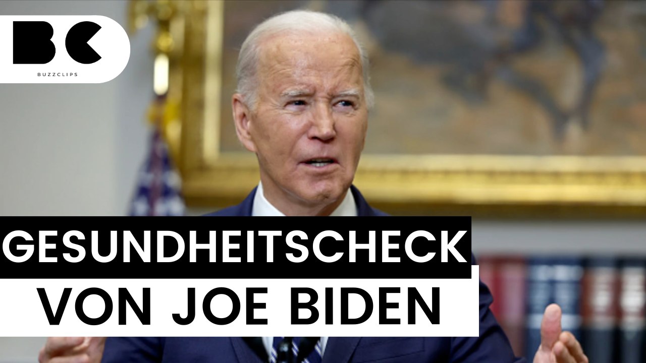 Gesundheitscheck von Joe Biden (81) veröffentlicht!