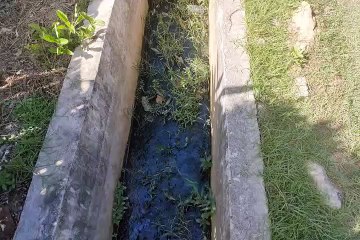 Kondisi Parit di Jalan Gitar, Samarinda