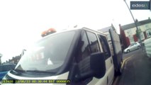 Caught on camera: Traffic warden attacked by van thug
