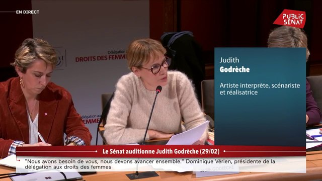 Judith Godrèche; 200 techniciennes ont toute reçu une photo du sexe d'un réalisateur français