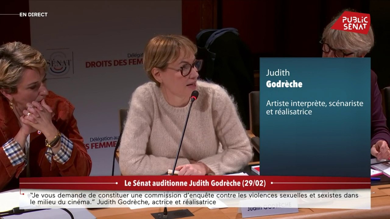 Judith Godrèche : "Le système du prédateur est bien huilé, la présence des parents n'y fait rien"