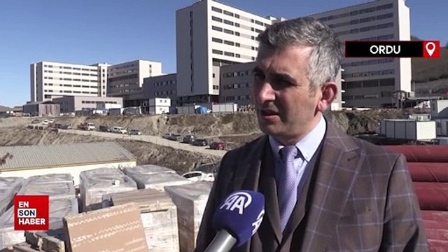 Yatak kapasitesi 1200'e yükseltilen Ordu Şehir Hastanesinde sona doğru