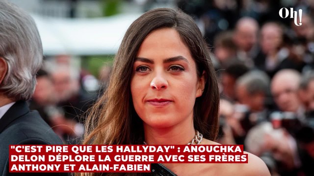 C'est pire que les Hallyday : Anouchka Delon déplore la guerre avec ses frères Anthony et Alain-Fabien