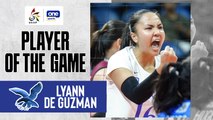 UAAP Player of the Game Highlights: Lyann de Guzman flashes all-around game, powers Ateneo past UP