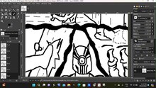 Drawing more of my Webcomic Panel