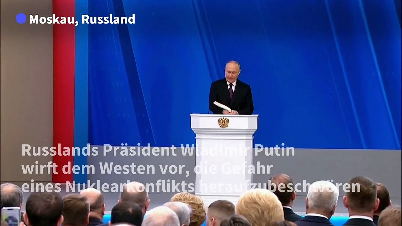 Putin droht dem Westen erneut mit Einsatz von Atomwaffen