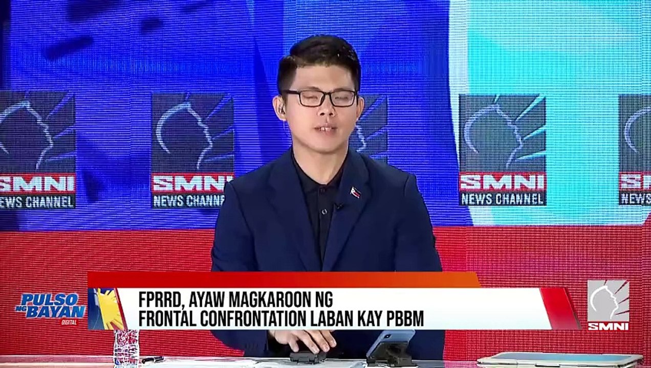 FPRRD, ayaw magkaroon ng frontal confrontation laban kay PBBM