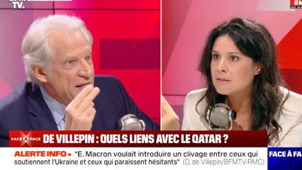 "Je veux savoir qui vous paye !" : grandes tensions entre Apolline de Malherbe et Dominique de Villepin sur BFMTV
