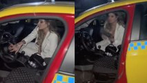 Başakşehir’de taksimetre ücretini ödemek istemeyen kadın taksiciye küfür edip polise saldırdı