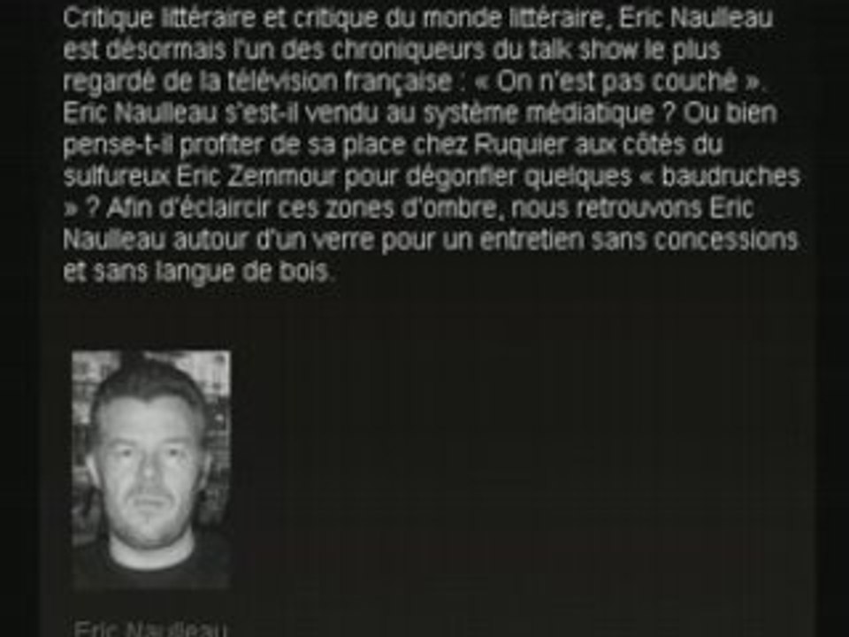 Interview Eric Naulleau 2-2