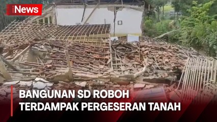 Siswa Diungsikan Usai Bangunan SD Roboh Terdampak Pergeseran Tanah di Bandung Barat