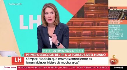 ¡Alucinante! Silvia Intxaurrondo (TVE) se inmola en 30 segundos para salvar a Pedro Sánchez del 'caso Ábalos'