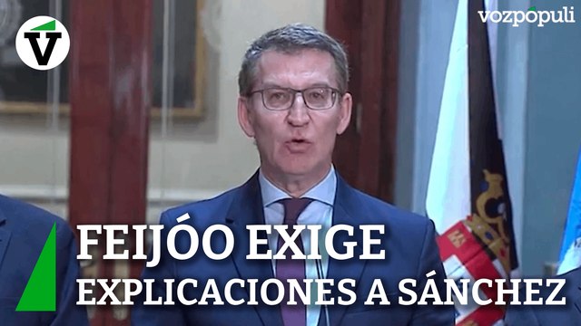 Feijóo exige respuestas a Pedro Sánchez sobre su implicación en el Caso Koldo