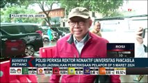 Polisi Periksa Rektor Nonaktif Universitas Pancasila Terkait Pelecehan Seksual