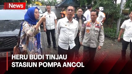 Pastikan Banjir Terkendali, Heru Budi Tinjau Stasiun Pompa Ancol