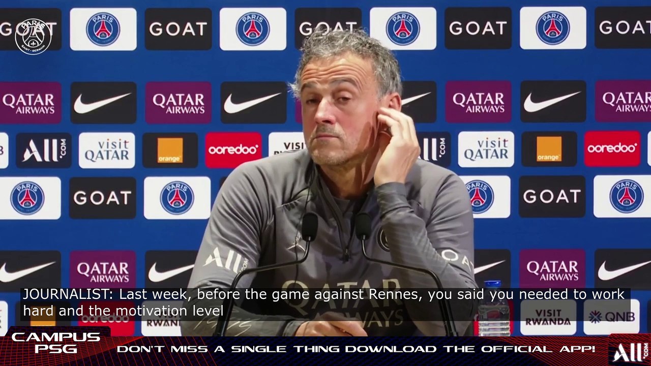 Replay : la conf de presse de Luis Enrique avant AS Monaco - Paris Saint-Germain :