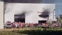 Tragédia em São Bento Galpão Têxtil Engolido pelas Chamas!