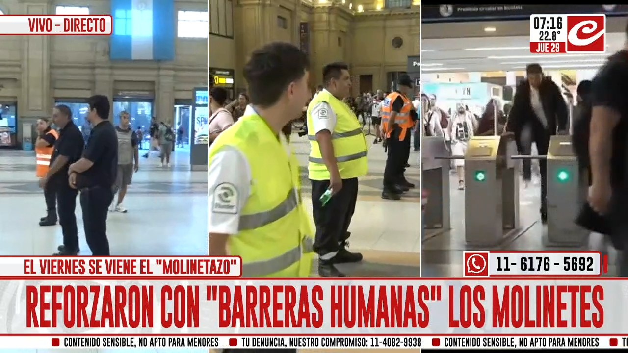 Operativo contra los "salta molinetes": fortalecen los controles en Constitución