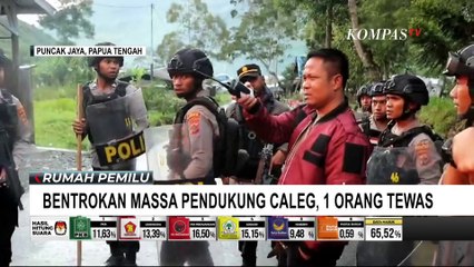 Rebutan Suara, Massa Pendukung Caleg di Papua Tengah Bentrok! 1 Korban Jiwa