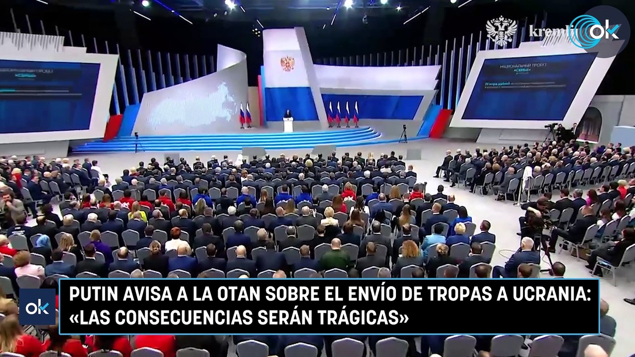 Putin avisa a la OTAN sobre el envío de tropas a Ucrania «Las consecuencias serán trágicas»