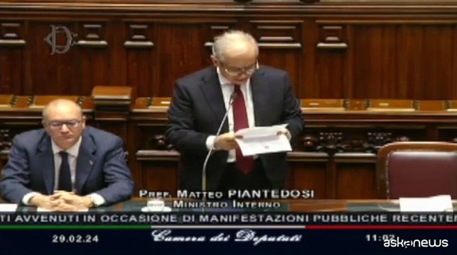 Piantedosi: scontri Pisa sono sconfitta, ma no a processi sommari