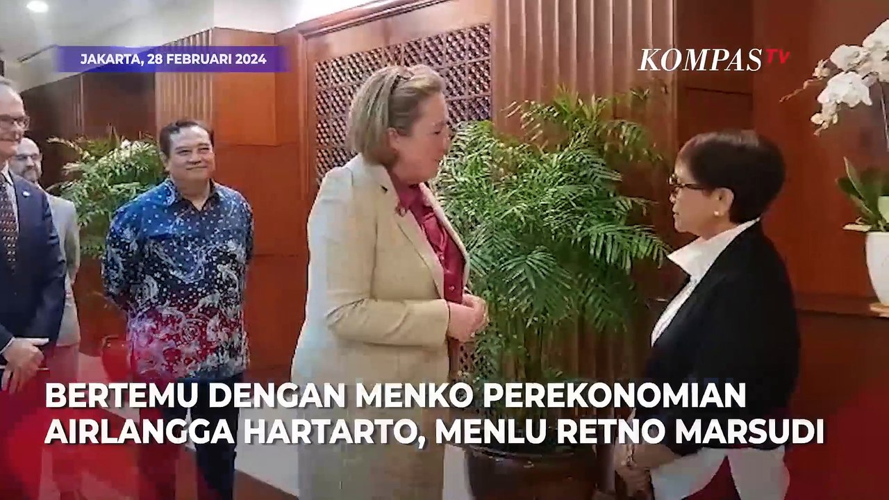 Momen Menko Airlangga hingga Menlu Retno Bertemu Menteri Inggris untuk Indo Pasifik