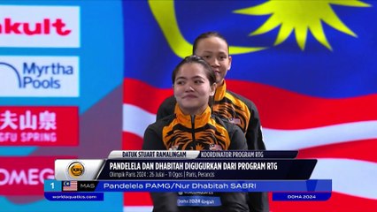 Datuk Pandelela & Dhabitah sah digugurkan daripada Program RTG