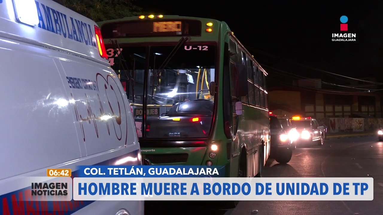 Hombre muere a bordo de transporte público   | Imagen Noticias con #RicardoCamarena