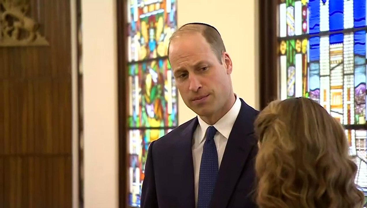 Prince William hears Jewish students talk about...