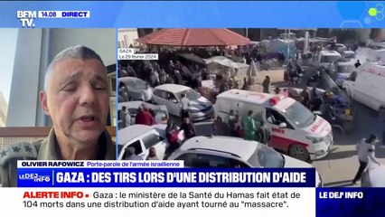 Distribution meurtrière d'aide à Gaza: "Le Hamas veut prendre d'assaut l'aide humanitaire, la contrôler et la vendre" affirme le porte-parole de l'armée israélienne