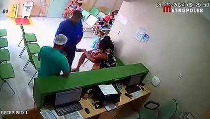 Homem ataca segurança em ala pediátrica com ESPADA