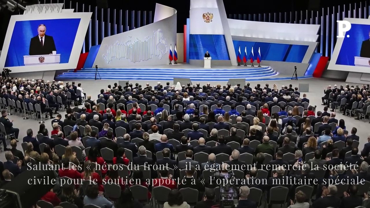 Avancées en Ukraine, menace nucléaire : ce que Poutine a déclaré dans son discours à la nation