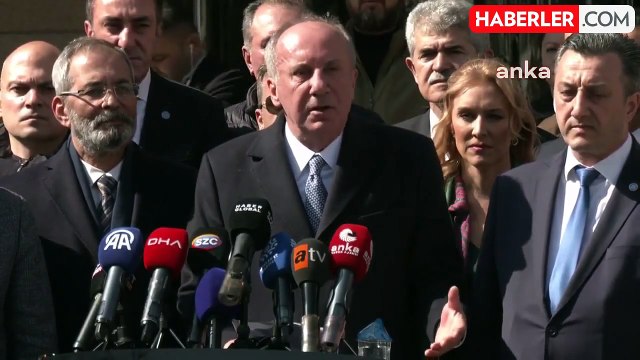 Muharrem İnce: YSK, seçimleri sağlıklı bir şekilde yapamayacağını gösterdi