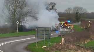 Bottesford vehicle fire