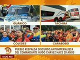 Furia Bolivariana cojedeña se moviliza a Caracas para celebrar 20 años del discurso antiimperialista