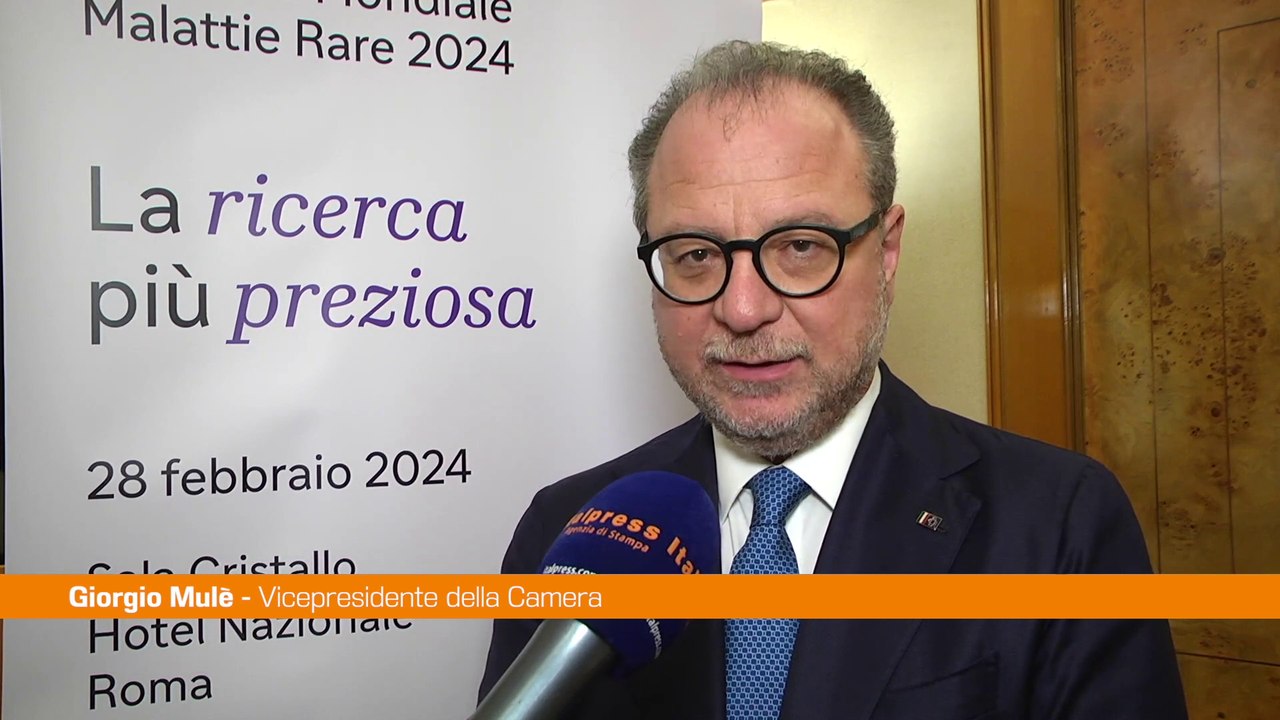 Malattie rare, Mulè "Serve impegno incessante e quotidiano"