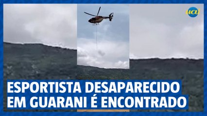 Esportista que estava desaparecido em Guarani, em MG, é encontrado