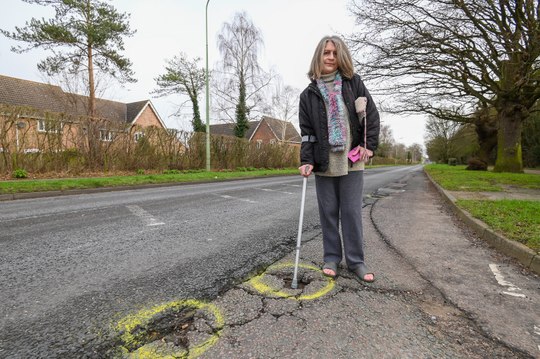 Weekly Video: Potholes 'carnage' in a Bury St Edmunds neighbourhood as residents say roads have become like a game of Mario Kart